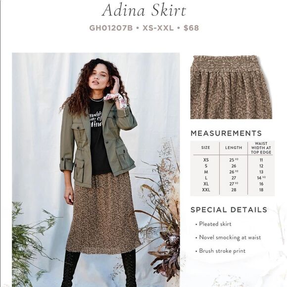 New Matilda Jane Good Hart Adina Skirt - Picture 2 of 15